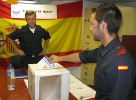 Los militares españoles en el exterior han ejercido su derecho al voto