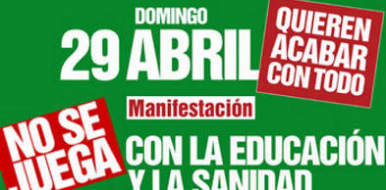 Convocadas manifestaciones en toda España contra los recortes sociales el 29 de abril