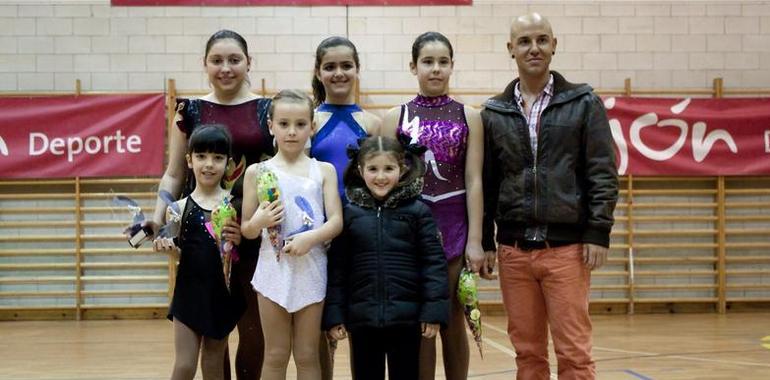 El Ovetus destacó en el  Trofeo de patinaje artístico Atenea Gijón