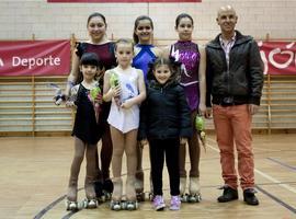 El Ovetus destacó en el  Trofeo de patinaje artístico Atenea Gijón