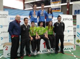 Un oro, una plata y tres bronces para el Bádminton Oviedo en el Campeonato de España sub\19