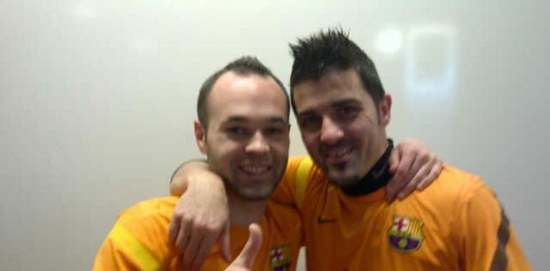 La recuperación de David Villa sigue el guión previsto