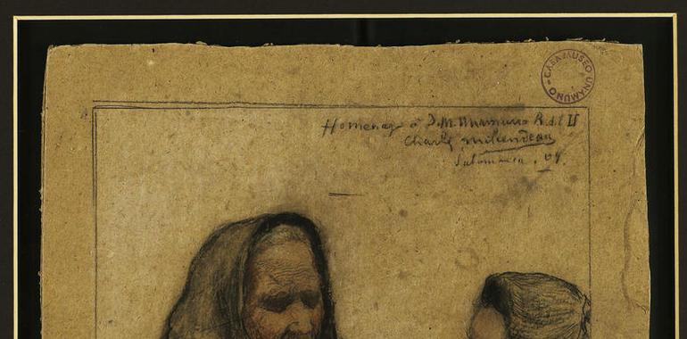 La Casa-Museo Unamuno presta dos cartas y un dibujo para la exposición de Charles Milcendeau