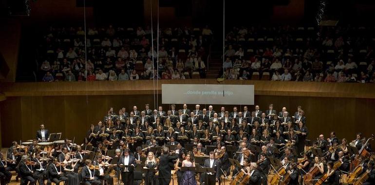 Concierto de los Coros Joven e Infantil de la Fundación en el encuentro de Siero