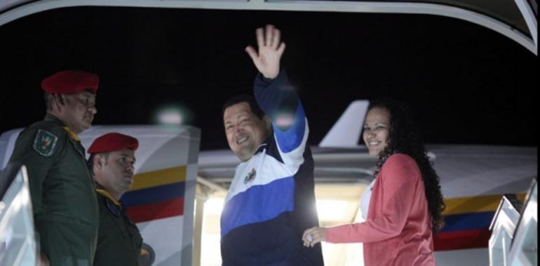 Chávez vuelve Cuba para continuar última fase de su tratamiento 