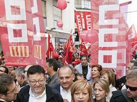 Valenciano: \"Es el primer 1 de mayo en el que realmente están en riesgo los derechos de los trabajadores\"