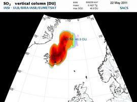 Satélites monitorizan la erupción del volcán islandés