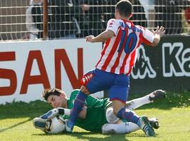 El Sporting B golea al filial del Getafe