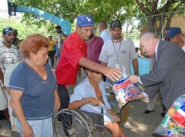 Gobierno dominicano lleva 20,400 libras de comida a zona afectada por el cólera