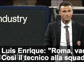 Luis Enrique anuncia su marcha de la Roma