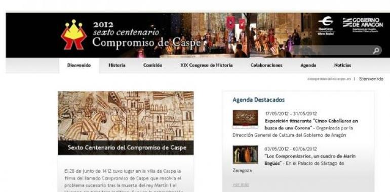 El Compromiso de Caspe vía online