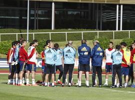 Muchas caras nuevas en el entrenamiento de la selección