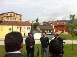 Juan Mata inaugura en Oviedo un parque con su nombre