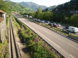 Corte tráfico en A66 sentido León a la altura de Figaredo