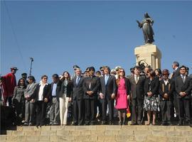 Morales defiende su política de nacionalización en  el homenaje a las heroínas de La Coronilla