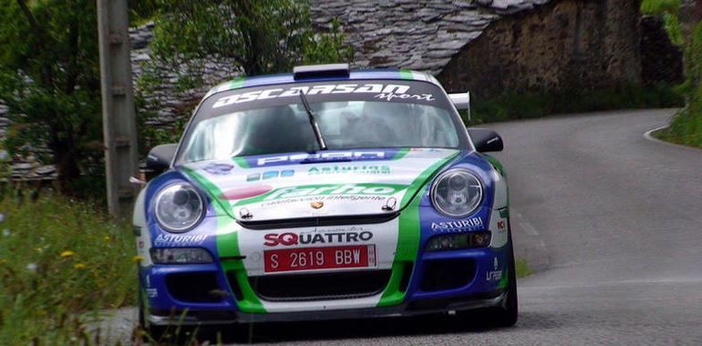 Óscar Palacio se impone en la segunda prueba del Campeonato de Asturias de Rallyes