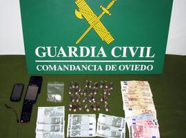  Un detenido por la Guardia Civil en La Manjoya por tráfico de drogas