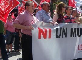  Manifestación sindical contra los recortes en salud laboral