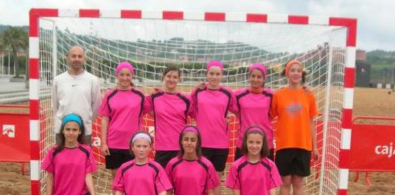Arranca la XIV edición del Open de La Calzada de Balonmano Playa