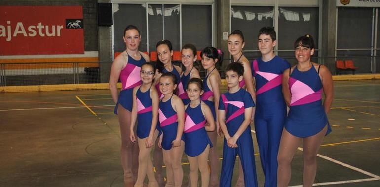 El Centro Asturiano de Oviedo logra cuatro primeros puestos en la Copa Federación de Patinaje Artístico