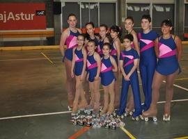 El Centro Asturiano de Oviedo logra cuatro primeros puestos en la Copa Federación de Patinaje Artístico