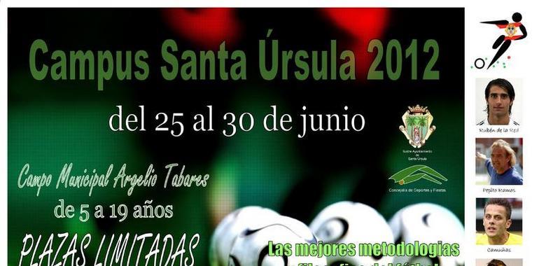 Abierto el período de inscripción para el Campus de Fútbol de Santa Úrsula 