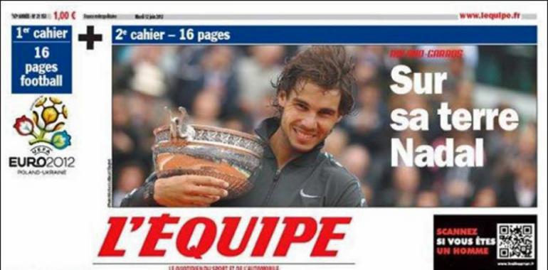 La prensa francesa se rinde ante Nadal