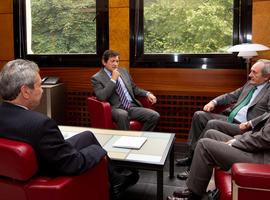 El presidente del Principado recibe al consejero delegado de ENCE