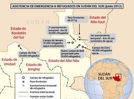 MSF alerta de la crítica situación en los campos de refugiados de Sudán del Sur