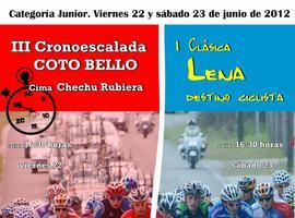Cronoescalada a Coto Bello y la Clásica Lena, destino ciclista, citas para el próximo fin de semana