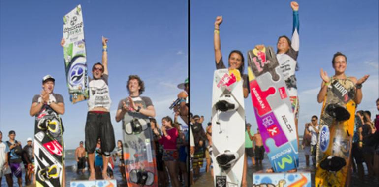 Gisela Pulido y Youri Zoon lideres de la Copa Mundial de KiteSurf Adicora 