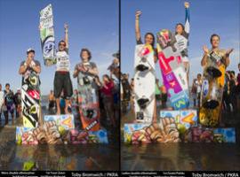  Gisela Pulido y Youri Zoon lideres de la Copa Mundial de KiteSurf Adicora 