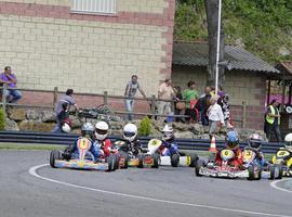 Collado, García, Roces y Riesgo se imponen en la cuarta prueba del Campeonato de Asturias de Karting