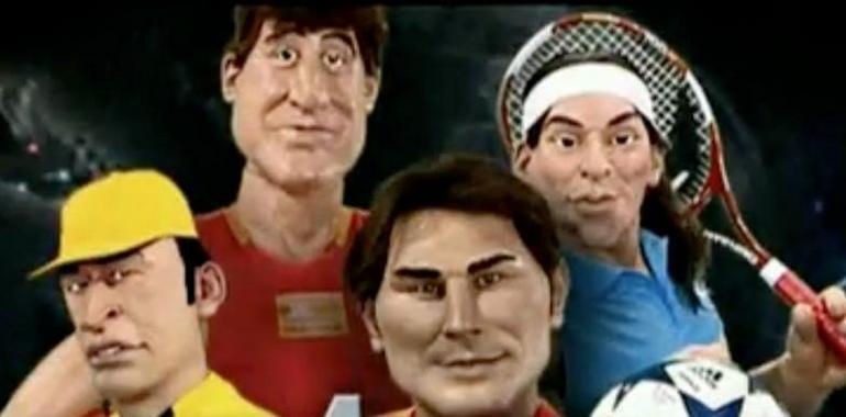 Los guiñoles caldean el España-Francia (vídeo)