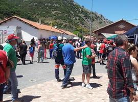 Ciñera de Gordón recibe la marcha de los mineros asturianos hacia Madrid