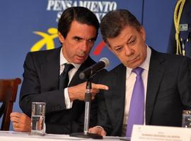 El expresidente  Aznar ensalza Colombia como ejemplo de compromiso con la democracia