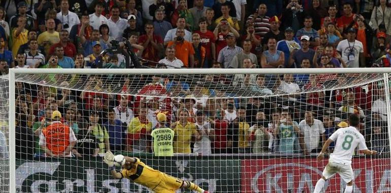 La tanda de penaltis del España-Portugal, la emisión más vista de la historia de la TV