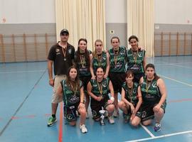 El equipo femenino de los Gijón Mariners, subcampeón en el nacional de Flag Football