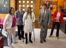 El presidente del Principado se reúne con representantes de Personas con Discapacidad de Asturias