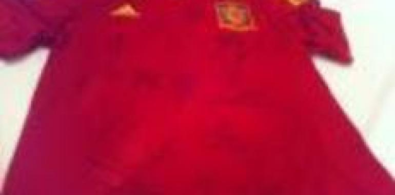 Subasta de dos camisetas de la Selección, firmadas, pro plataforma de padres de alumnos con TEA 