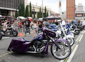 Una espectacular Touring customizada, ganadora del Custom Bike Show