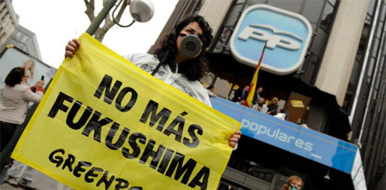 Greenpeace reclama a PSOE Y PP el abandono de la energía nuclear