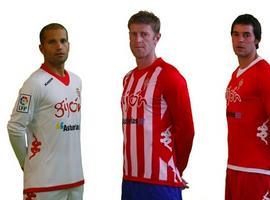 El Sporting presenta sus nuevas equipaciones (galería fotográfica)
