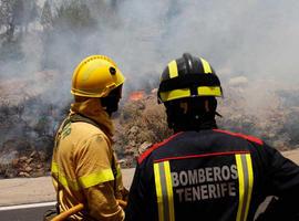 Logran estabilizar el perímetro del voraz incendio tinerfeño