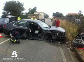 Una mujer herida leve en un accidente de tráfico en Venta las Ranas