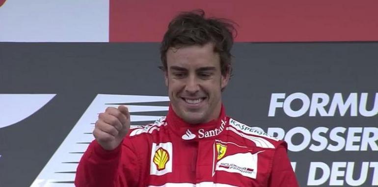 Alonso se pasea por Alemania