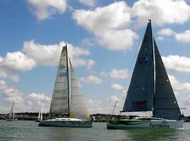 Recta final de la Regata Pornic-Gijón-Pornic