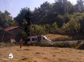 Otro vuelco de tractor deja un herido de cuidado en Sobrescobio