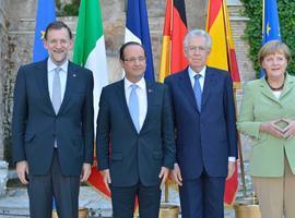 Merkel y Monti de acuerdo en tomar \"todas las medidas\" para proteger la zona euro