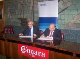 BBVA y la Cámara de Comercio de Avilés firman un convenio de colaboración financiera